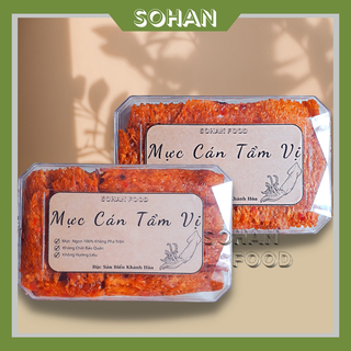 Mực cán tẩm vị đặc sản biển nha trang cay cay thơm ngon - sohan food