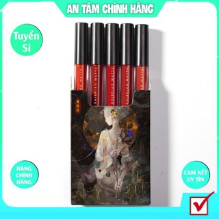 Hộp set 5 cây son kem lì daishiao matte king dc thiết kế độc lạ trò chơi vương quyền