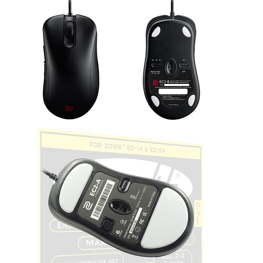 Mouse feet - dùng cho chuột Zowie EC1-A, EC1-B, EC2-A, EC2-B, EC Evo, ZA13 ZA