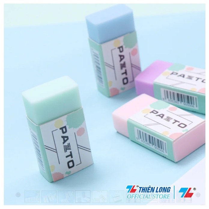 Gôm tẩy màu pastel THIÊN LONG E-010 chính hãng, chất lượng cao