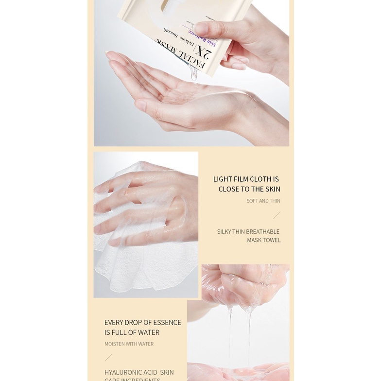 Mặt Nạ Dưỡng Ẩm Bioaqua Mặt Nạ Collagen Dưỡng Da Trắng Da Surica MNB01 (30g)