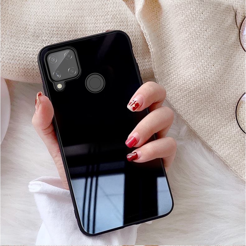Ốp Lưng REALME C12, C15, C25, C25S Mặt kính gương sáng bóng cao cấp