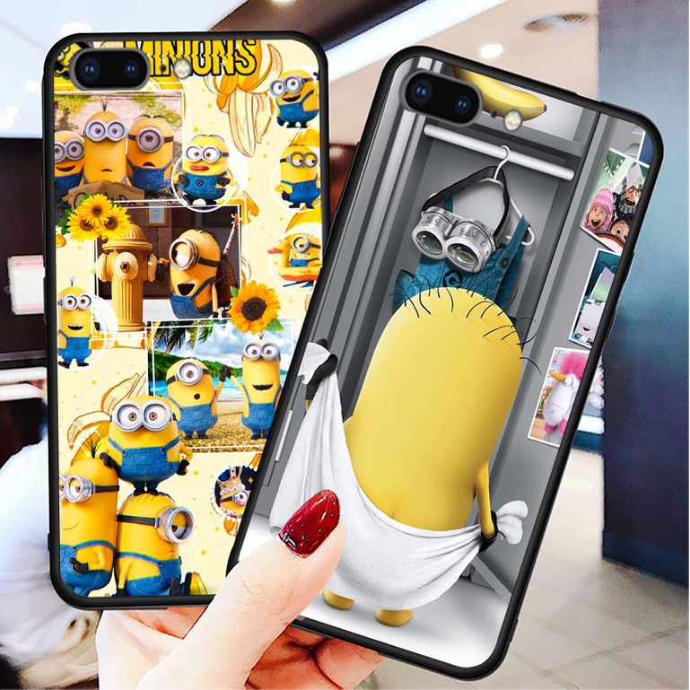 Ốp Iphone 7 / 8 plus in hình minion  dễ thương , kẻ cắp mặt trăng phong cách đẹp  vui nhộn đáng yêu