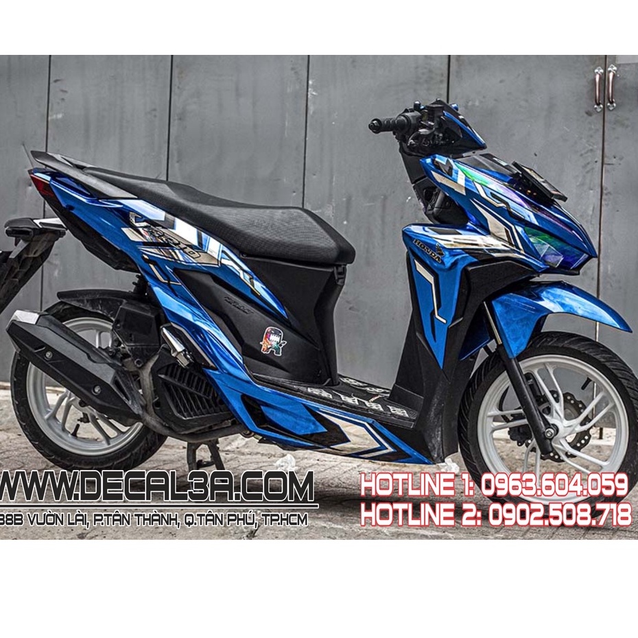 Tem trùm Vario xe xanh phối tem Electric độc lạ