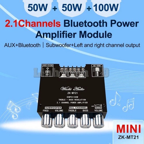 Mạch khuếch đại Bluetooth 2.1 ZK-MT21 50Wx2+100W