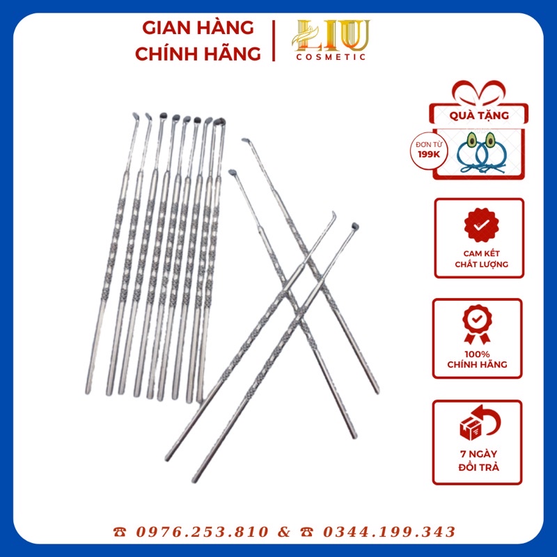 [FREE SHIP] CÂY RÁY TAI INOX, CÂY MÓC TAI, CÂY VỆ SINH TAI INOX CAO CẤP