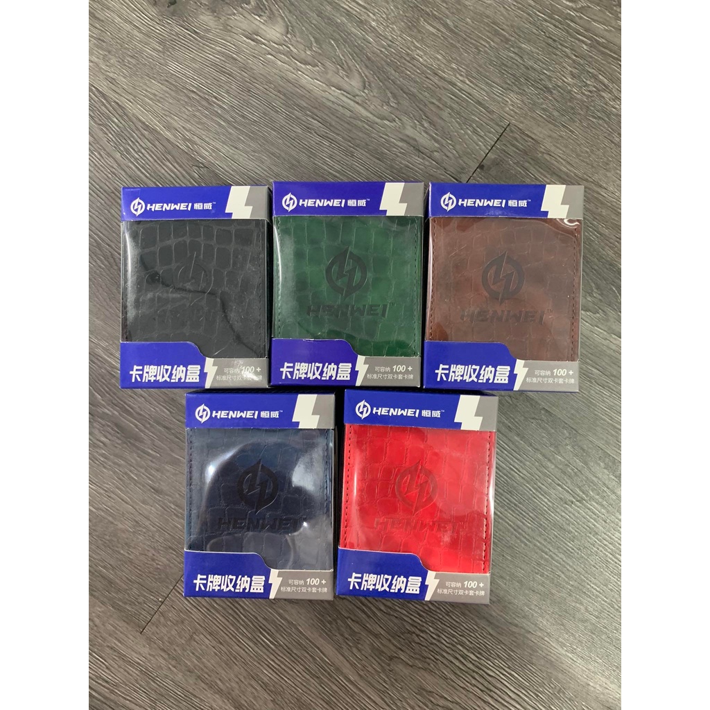 [ Phụ kiện RẺ NHẤT SHOPEE ] Hộp đựng bài Yugi bằng da cao cấp - Deckbox Years Guard Henwei