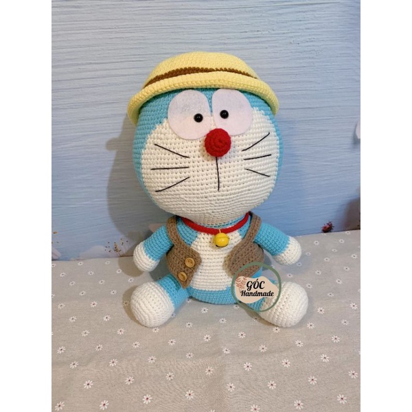 Doraemon bằng len Thú bông len handmade