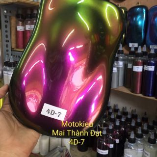 Màu Sơn 4D mã 4D-7 Chuyển đổi góc nhìn ( Tím-Hồng-Vàng-Lá ) ( Sơn oto xe máy )Đóng gói tùy chọn
