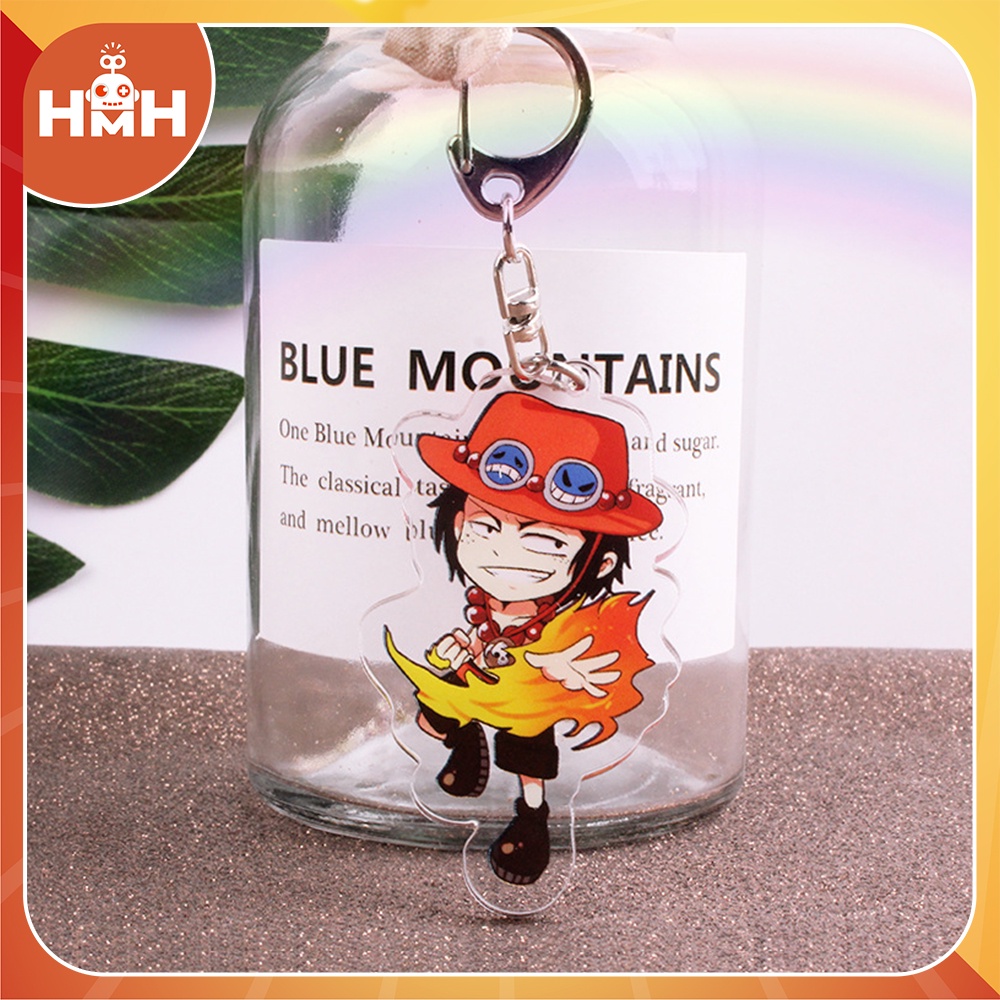 Móc khóa anime ép 2 mặt dày chất liệu  Acrylic nhân vật One Piece, Jujutsu Kaisen, One Punch Man,...dễ thương, sắc nét