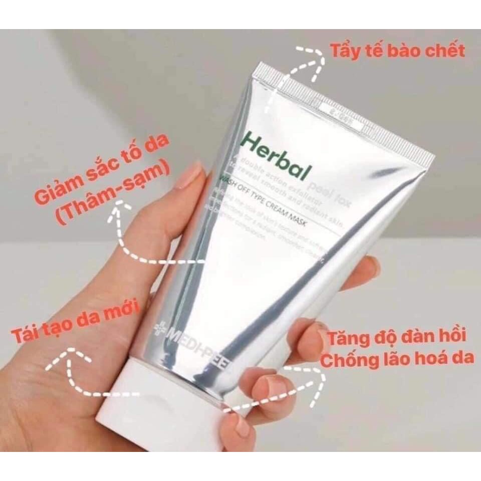 MẶT NẠ THẢI ĐỘC MEDI-PEEL HERBAL PEEL TOX FREESHIP MẶT NẠ THẢI ĐỘC THẢO DƯỢC HALINHN446MJ