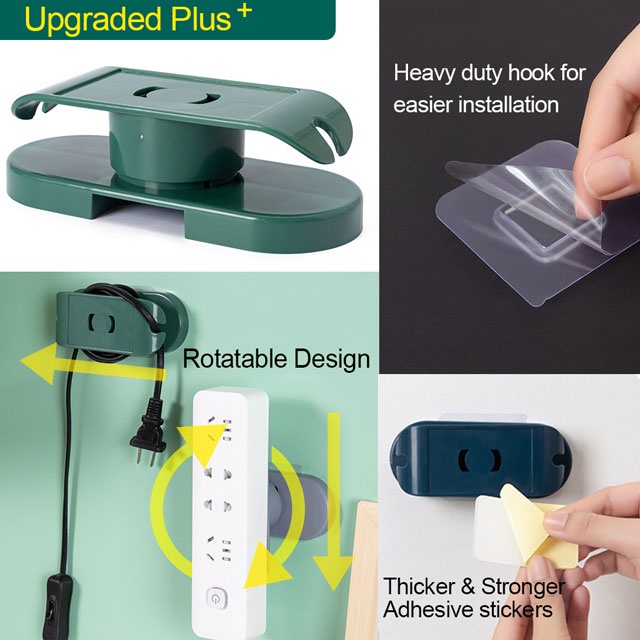 Giá đỡ cố định ổ cắm điện xoay 360 độ tiện dụng