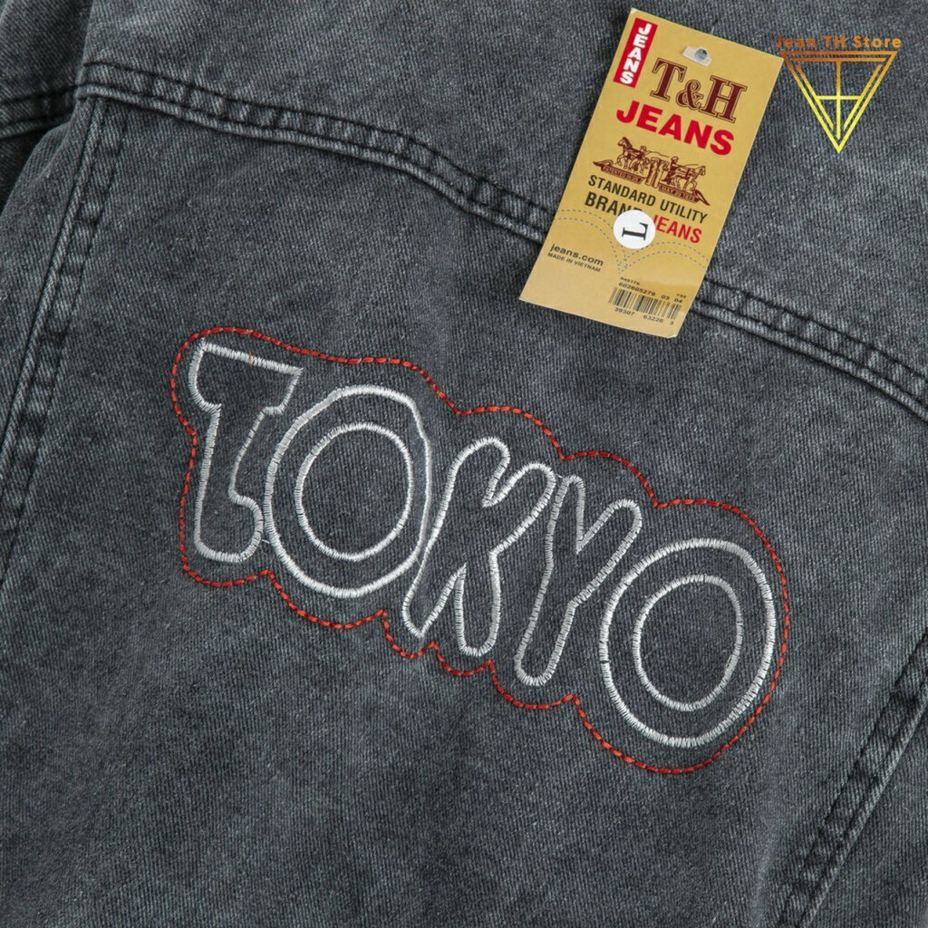 Áo Khoác Jean Nam Xám Thêu Tokyo, Áo Khoác Bò Nam Cao Cấp Sang Trọng Cá Tính, Thời Trang | BigBuy360 - bigbuy360.vn
