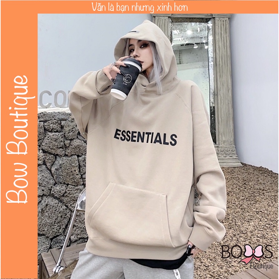 Áo Hoodie Unisex In Cao Su Nổi Áo Nỉ Cao Cấp Nam Nữ Thời Trang [ES]