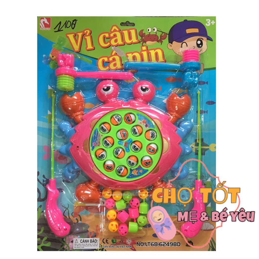Bộ Đồ Chơi Câu Cá Đập Chuột 2 Trong 1 dành cho bé yêu giúp bé rèn tính khéo léo và kiên trì.