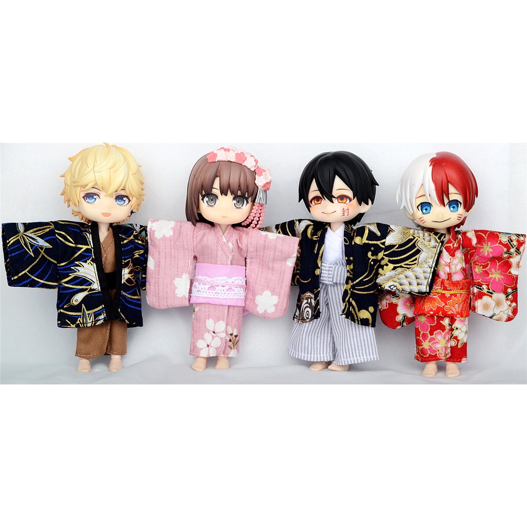 Trang phục kimono Yukata OB11 BJD cho búp bê OB11 OBITSU 11 1/12