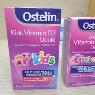 Mk123 Vitamin D Ostelin dạng nước