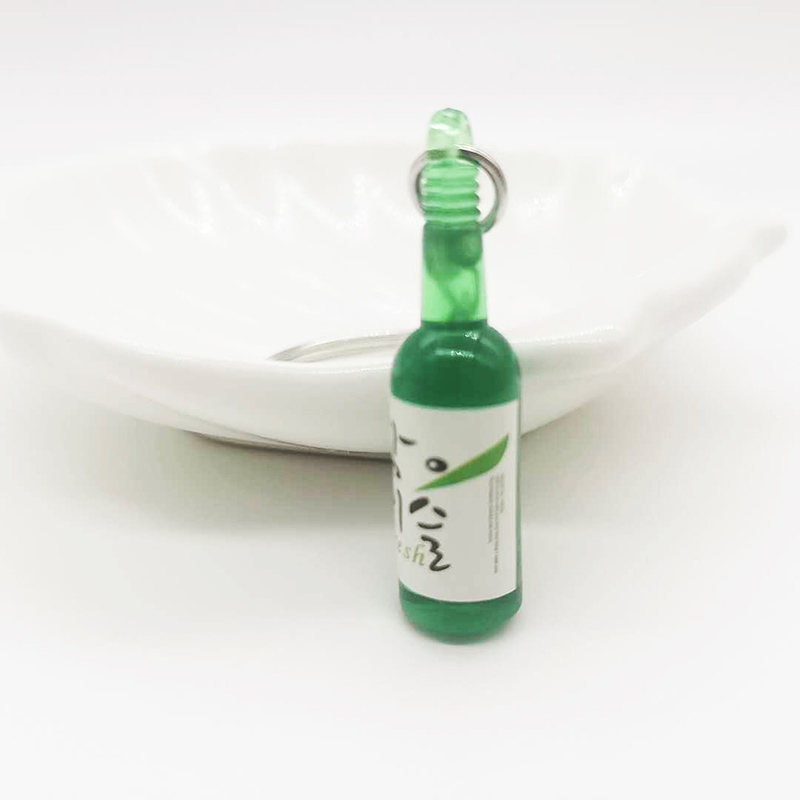 Móc Khóa Hình Chai Nước Phong Cách Hàn Quốc Độc Đáo