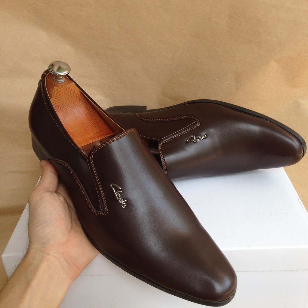 [CHỈ 3 NGÀY] [XƯỞNG SẢN XUẤT]BÁN LẺ GIÁ SỈ Giày tây nam trơn màu nâu - GN12 | BigBuy360 - bigbuy360.vn