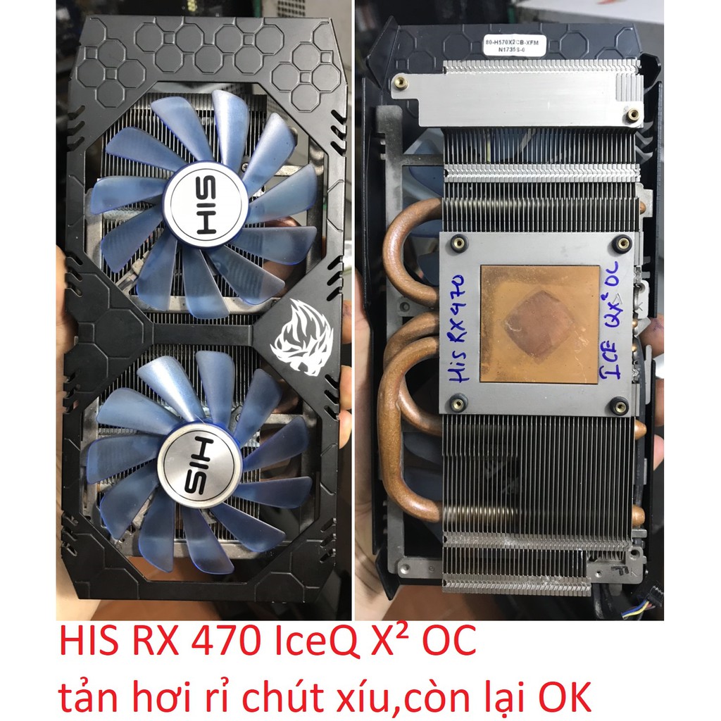 fan quạt tản nhiệt vga card đồ họa HIS RX470 IceQ X2,XFX RX470,giga 750ti,XFX RX570, msi 750ti gaming,asus gtx 950 | BigBuy360 - bigbuy360.vn