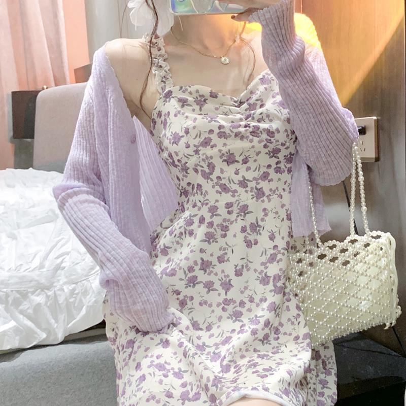 Váy vả voan ngắn kiểu dáng nhỏ nhắn