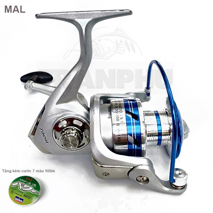 Máy câu Yumoshi AL Series, tặng kèm cước Daiwa 7 màu 100M đồ câu 99 hoang_hai_shop_01