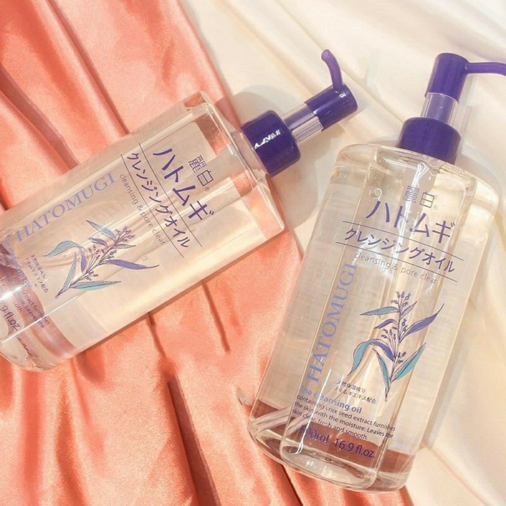 Dầu tẩy trang, dưỡng ẩm, chiết xuất từ hạt Ý Dĩ Hatomugi Cleansing Oil 500ml |HÀNG NỘI ĐỊA NHẬT| | BigBuy360 - bigbuy360.vn