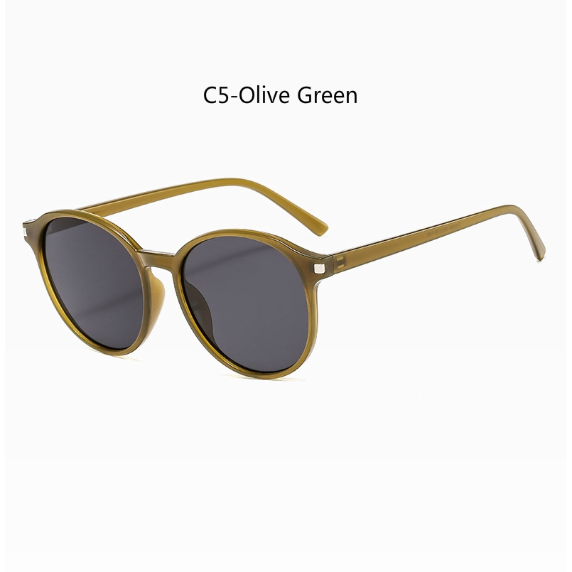 Kính Mát Gọng Kim Loại Phong Cách Hàn Quốc Cho Nam Và Nữ