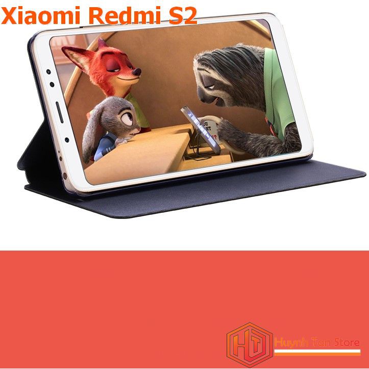 Xiaomi Redmi S2 _ Bao da [NÚT CÀI] cao cấp 3 tiện ích