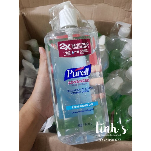 GEL RỬA TAY KHÔ PURELL 1 LÍT HÀNG MỸ | BigBuy360 - bigbuy360.vn