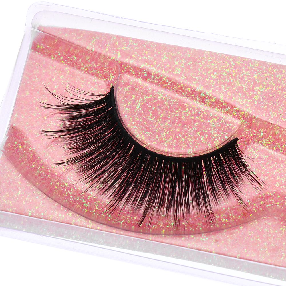 Lông Mi Giả 3D Bằng Lông Chồn Tự Nhiên Gọn Nhẹ