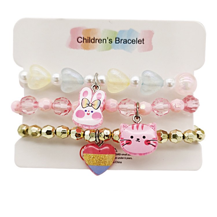 Set 3 vòng lung linh siêu xinh kèm sticker cho bé