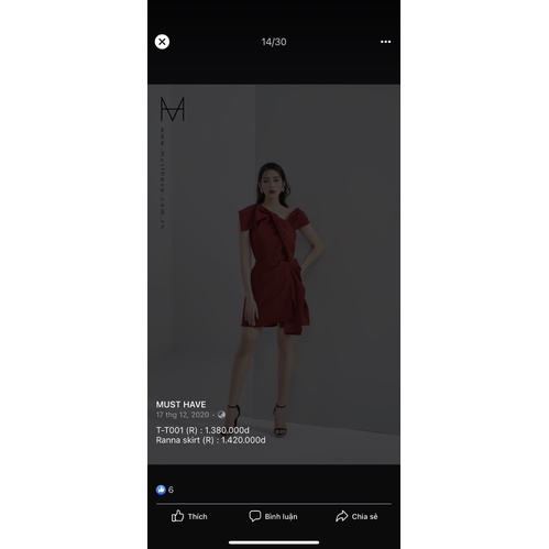 Set Must have đỏ size s