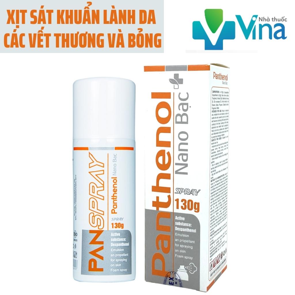 Penthenol Spray Xịt Vết Bỏng Và Các Vết Thương Ngoài Da - Mau lành vết thương và liền sẹo -130g Date 2024