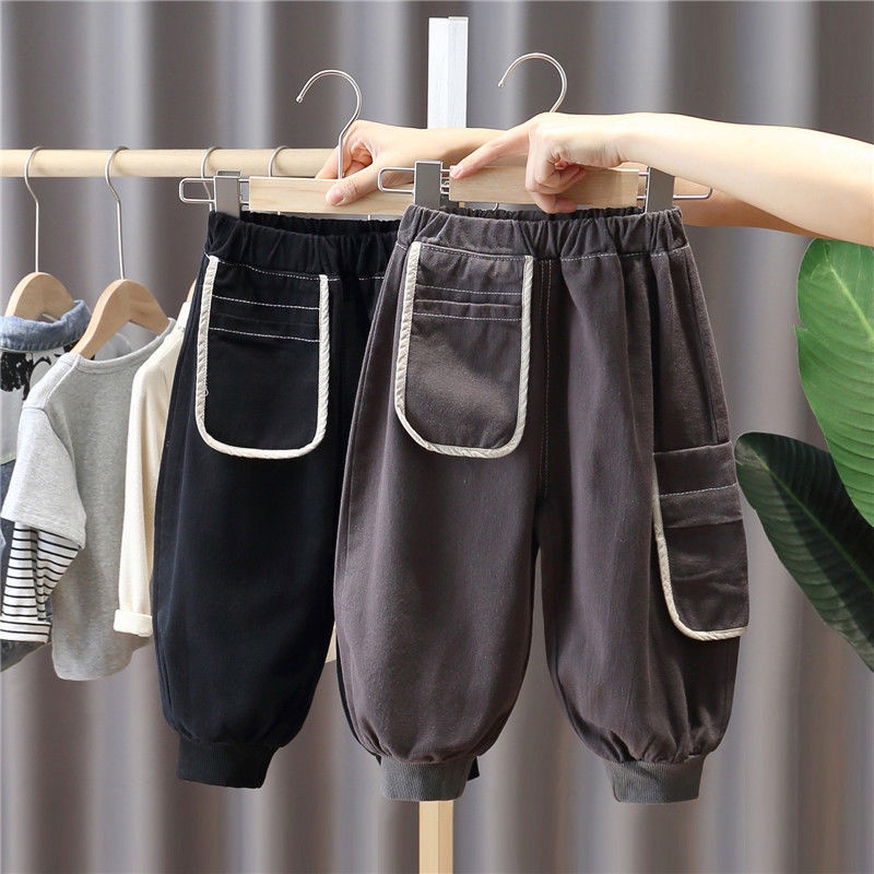 Quần Yếm Cotton Trơn Dáng Rộng Phong Cách Mới 2022 Cho Bé