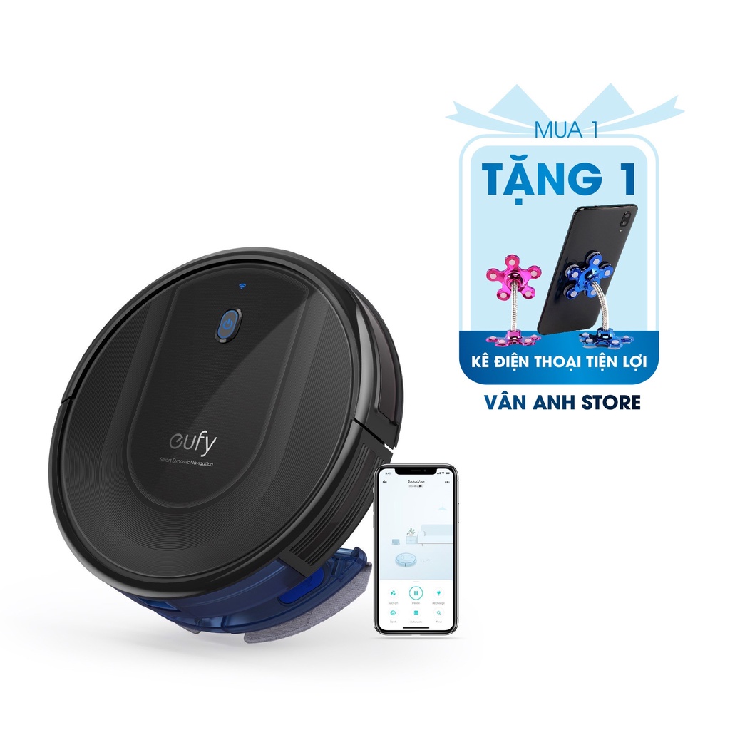 Máy Hút Bụi Eufy RoboVac G10 Hybrid ( ANKER ) - T2150 - ROBOT HÚT BỤI LAU SÀN TỰ ĐỘNG CÓ CẢM ỨNG SIÊU ÊM