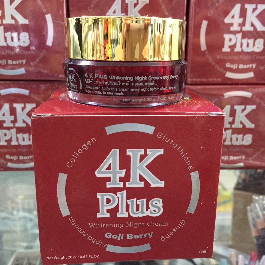 [CHÍNH HÃNG] Kem dưỡng da 4k Plus đỏ Thái Lan ngừa mụn