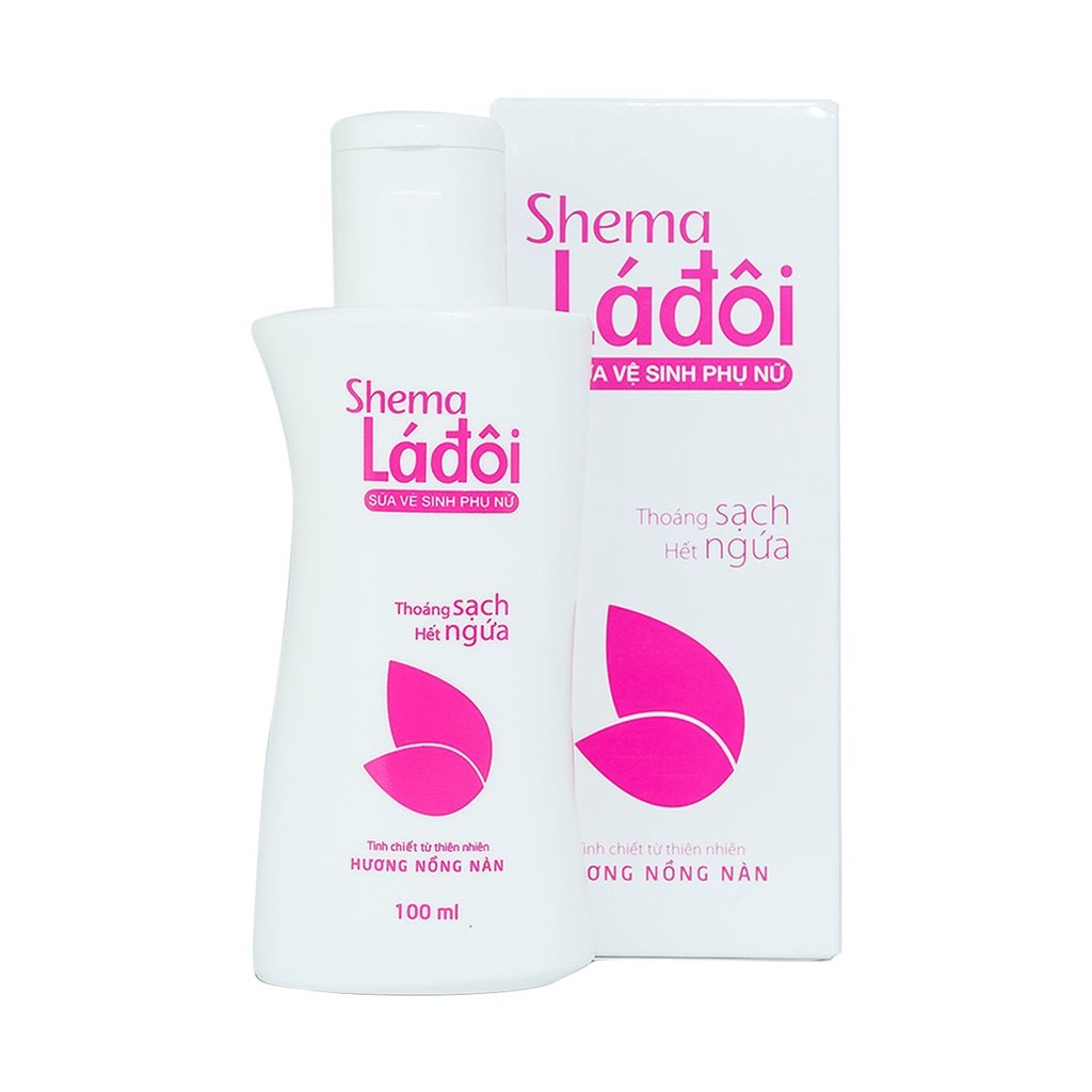 ￼Dung dịch vệ sinh phụ nữ SHEME lá đôi 100ml, 200ml