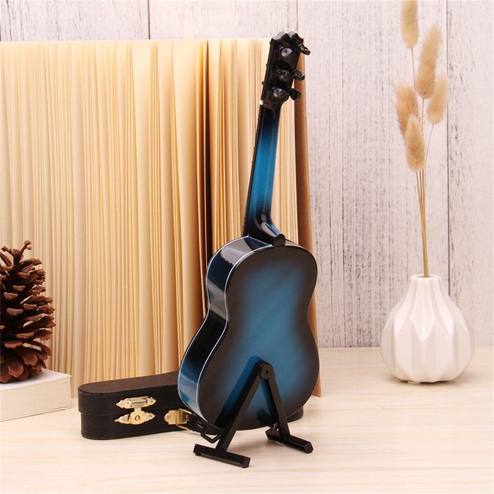 Đồ trang trí Cân Đàn Guitar Điện Mini Có Giá Đỡ Trưng Bày Trang Trí Nhà Búp Bê