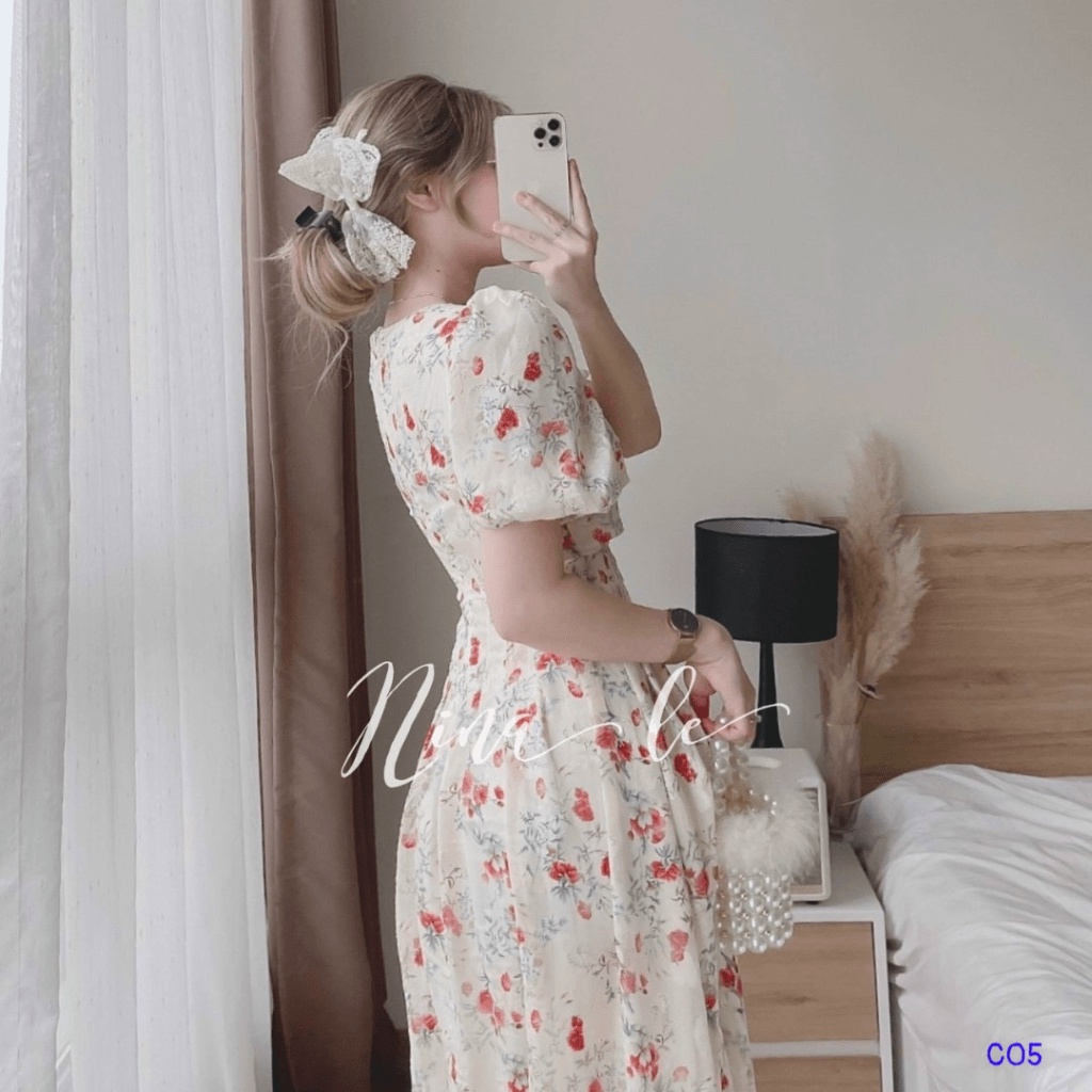 (HCM) ĐẦM XÒE HOA CÔNG CHÚA SANG CHẢNH - THỜI TRANG HOA ANH ĐÀO SIÊU ĐẸP TÔN DÁNG QUYẾN RŨ KME FASHION