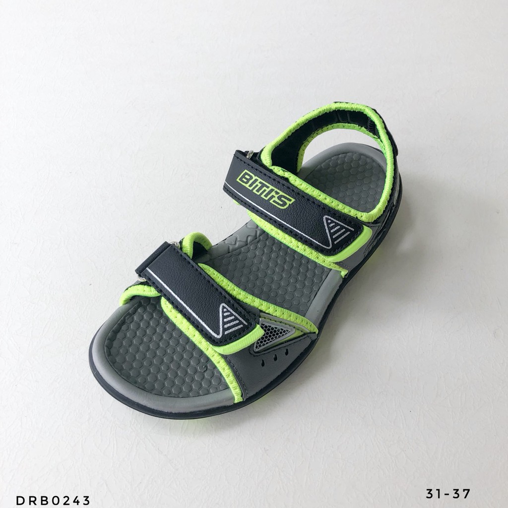 Sandal bé trai BlTIS 28-37 ❤️FREESHIP❤️ Dép quai hậu học sinh đế cao su hai quai dán DRB024302