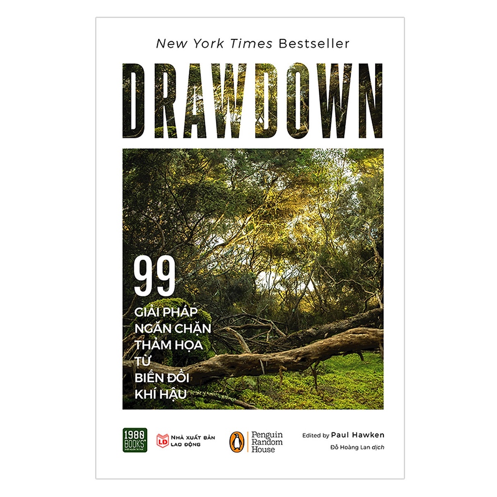Sách - DrawDown - 99 Giải Pháp Ngăn Chặn Thảm Họa Từ Biến Đổi Khí Hậu  + tặng bookmark