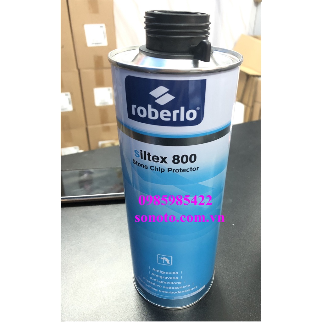 Sơn gầm Roberlo - Sơn phủ gầm ô tô cách âm Tây Ban Nha - sơn gầm chống ồn chống gỉ chống đá văng 1 Lít