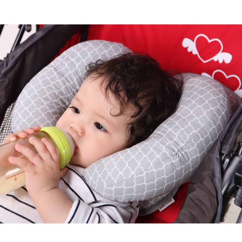 Gối Kê Cổ Đi Du Lịch 2 Trong 1 Có Thể Điều Chỉnh Tiện Lợi Cho Em Bé Sơ Sinh Trên Xe Hơi/Xe Đẩy