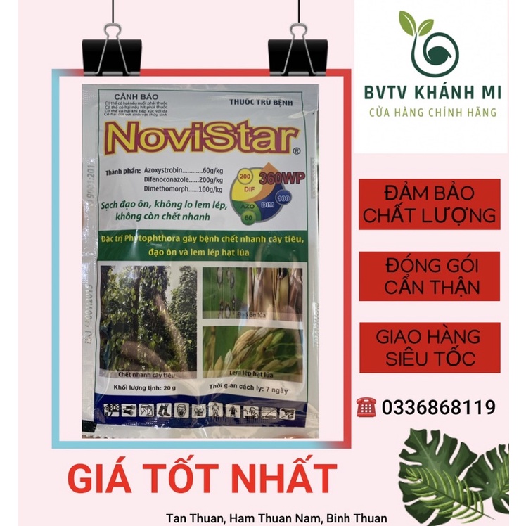 Thuốc trừ bệnh Novistar 360WP (20g)