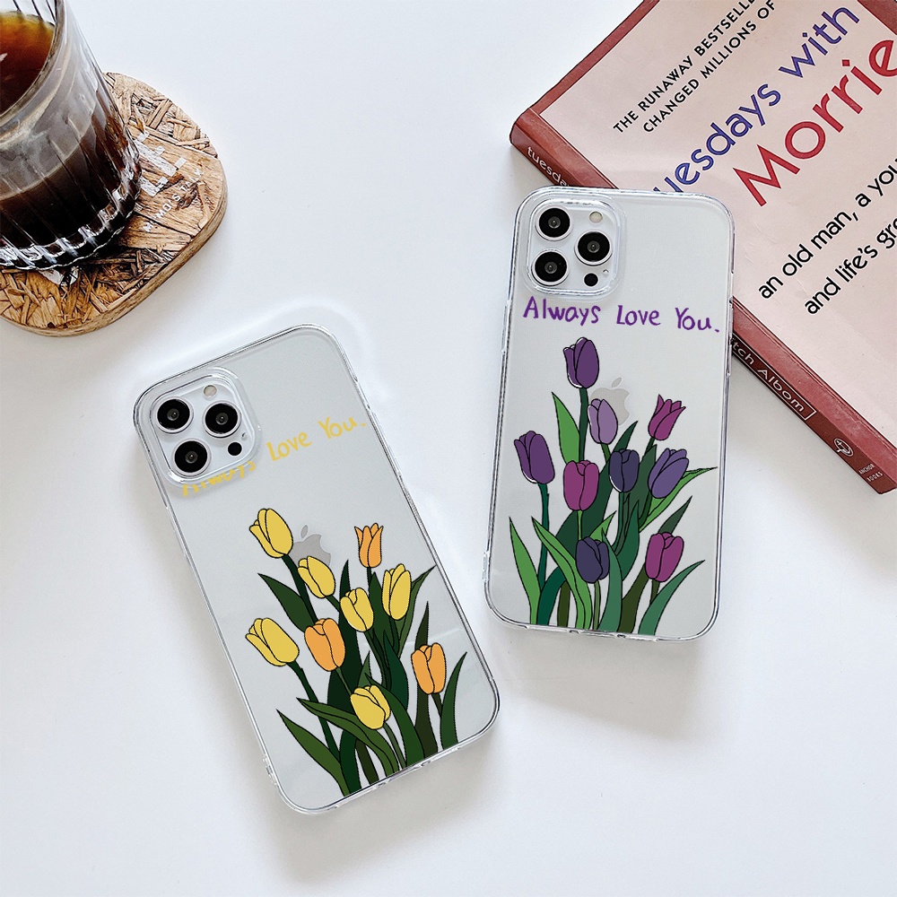 Ốp Điện Thoại Silicon Mềm Trong Suốt Họa Tiết Trái Tim Cho iPhone 11 12 13 Pro max mini XS max x xr 4 5 6 7 8 S PLUS SE 2020