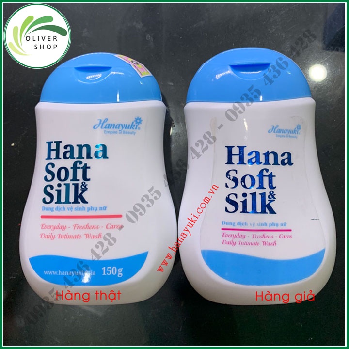⚡CHÍNH HÃNG 100%⚡ Dung dịch vệ sinh phụ nữ Hana Soft Silk Hanayuki làm sạch vùng kín, dịu nhẹ thơm mát