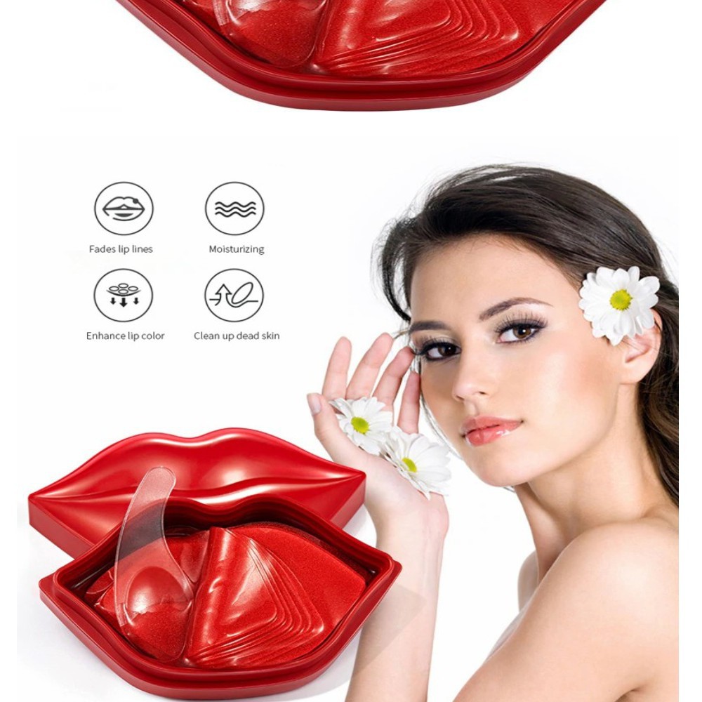 (Hàng Mới) Set 20 Mặt Nạ Môi Zuzo Chiết Xuất Cherry Dưỡng Ẩm Chống Khô Làm Sáng Màu Môi | BigBuy360 - bigbuy360.vn