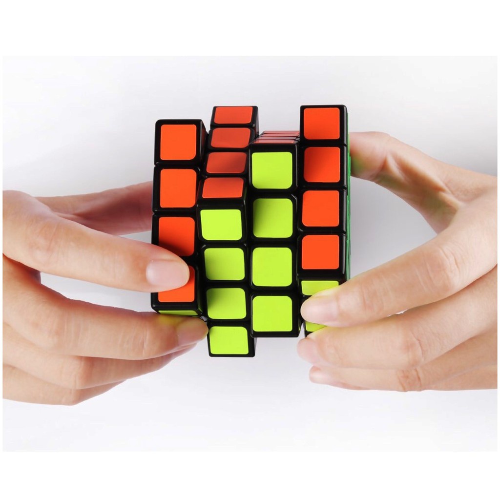 Rubik 4 Tầng QiYi 3046 Hàng Cao Cấp Xoay Cực trơn, Cực Mượt - Rubic 4x4x4 Viền Đen