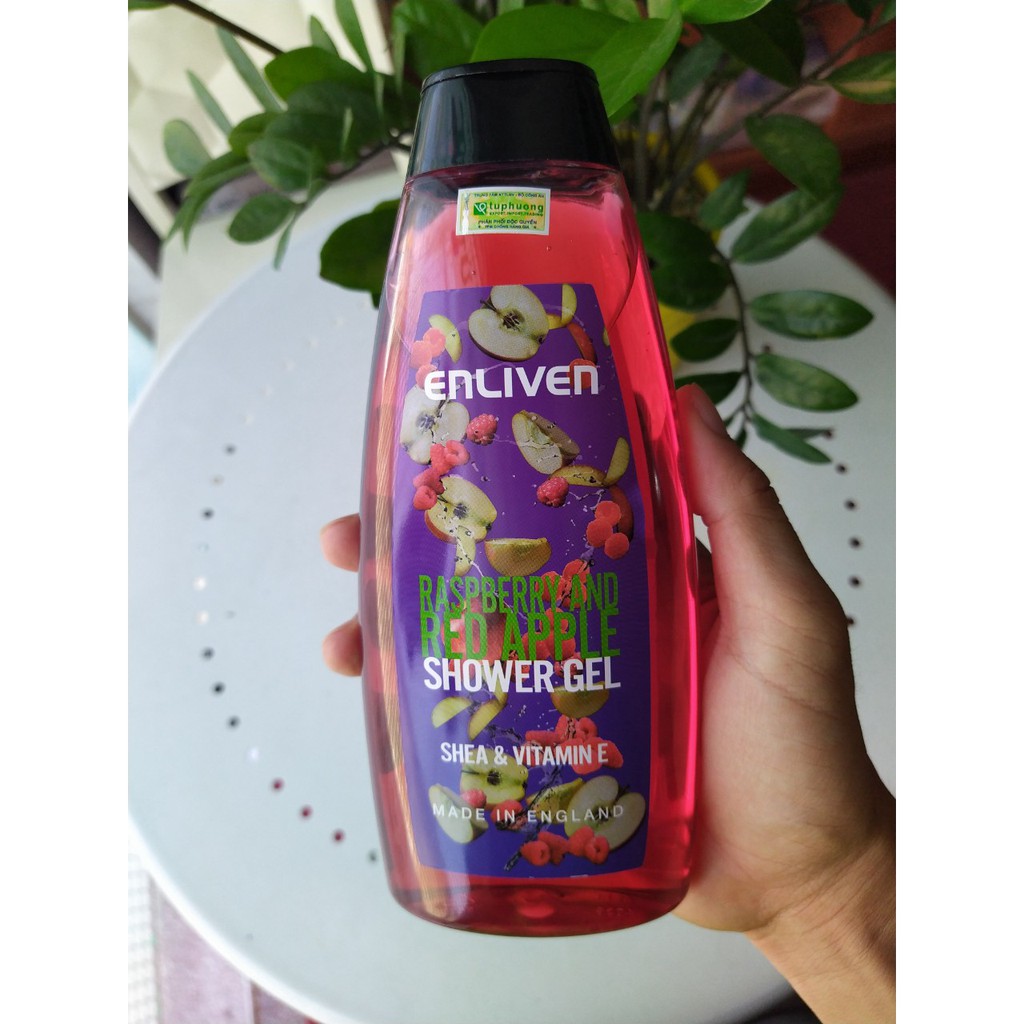 Gel tắm dưỡng ẩm mịn da hương nước hoa Enliven 400ml